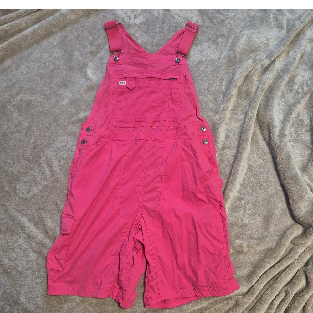 Duluth Trading Co  Pink Nylon Ripstop Shortalls L